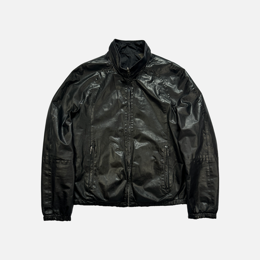 Prada Reversible Læder Jakke (Str. L)