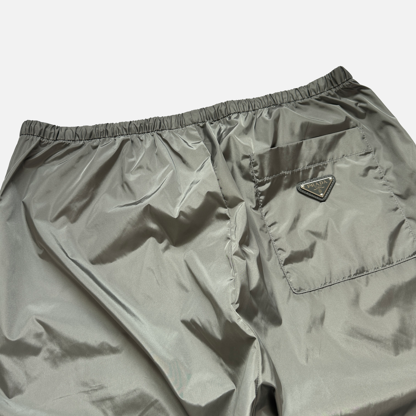 Prada Baggy Nylon Bukser (Str. 34W)