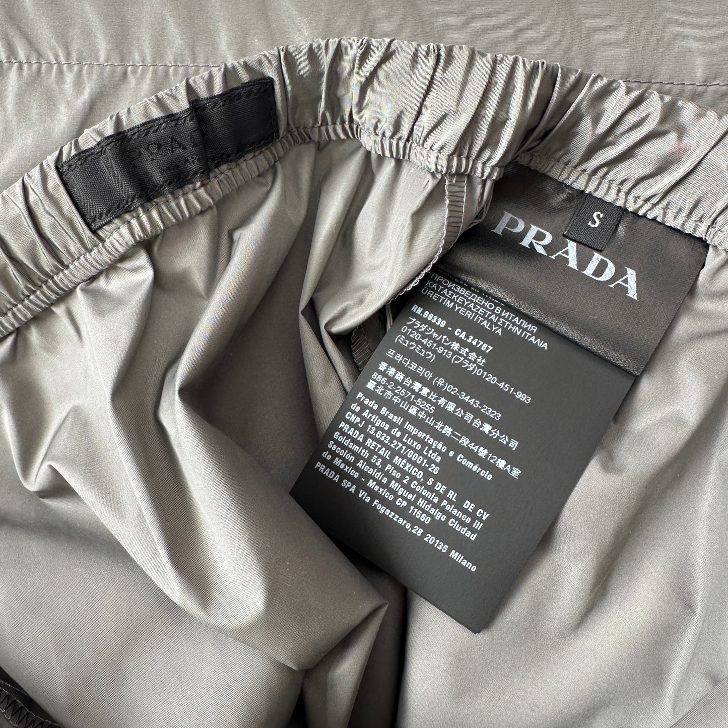 Prada Baggy Nylon Bukser (Str. 30W)