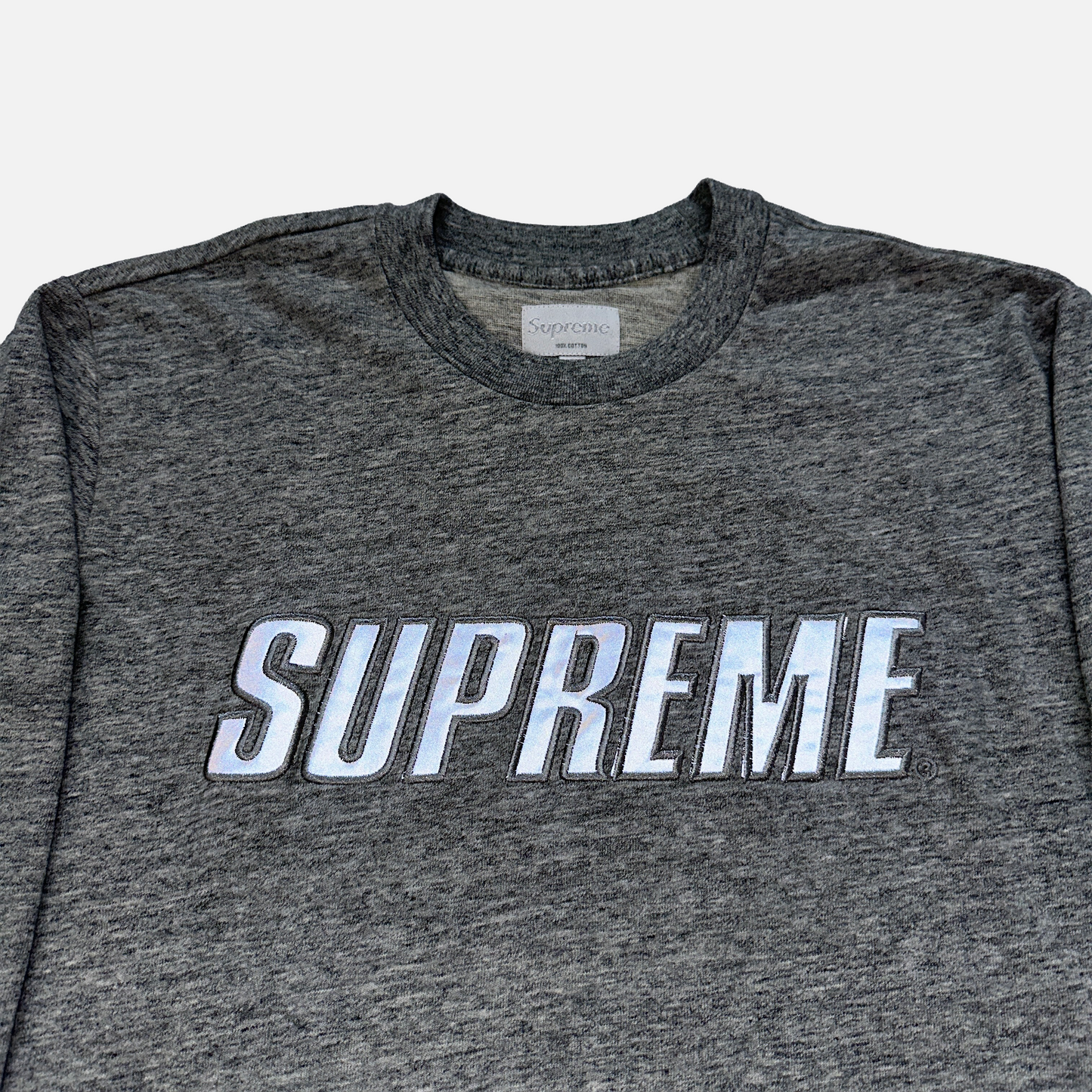 Supreme Reflective Logo L/S (Str. M)