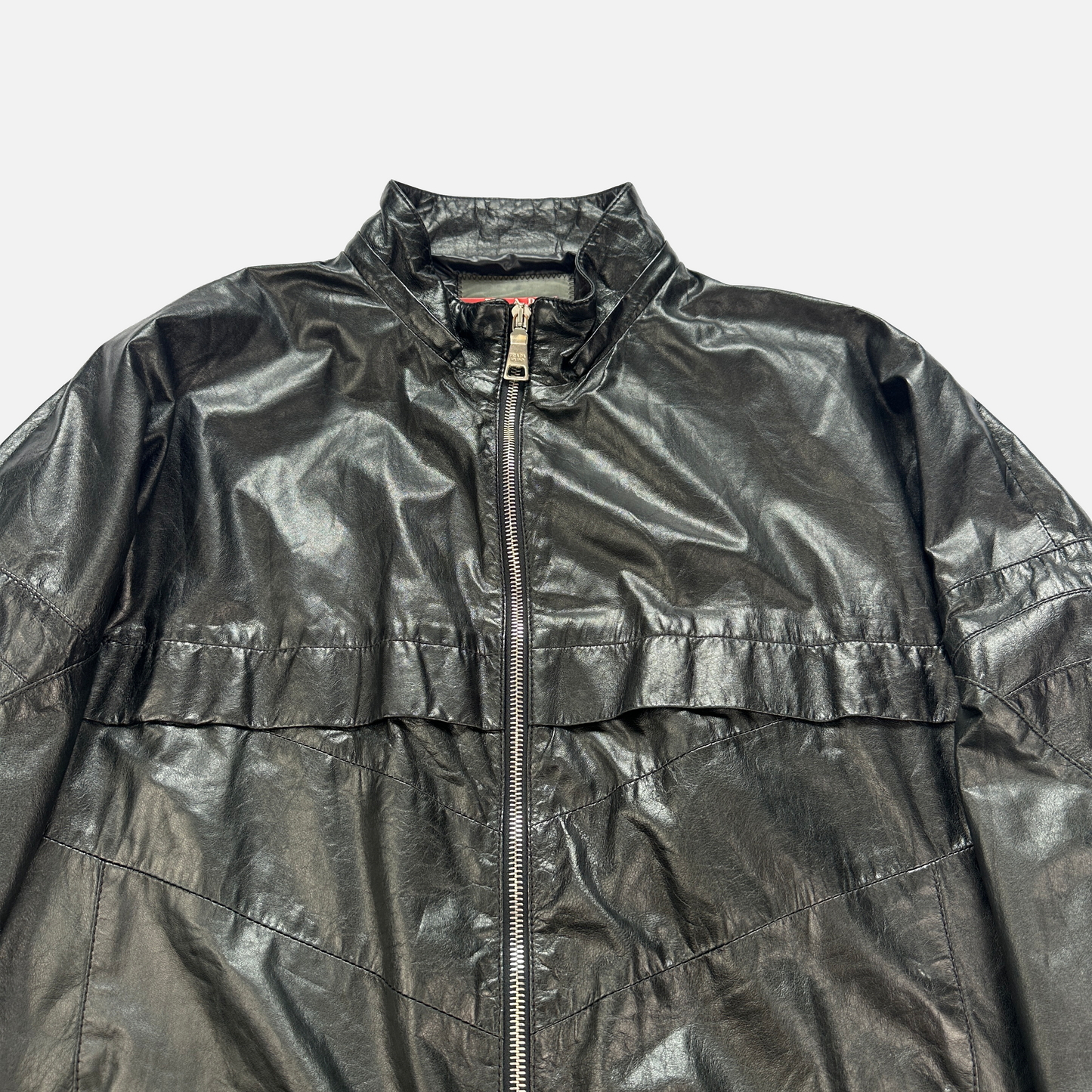Prada SS2008 Læder Jakke (Str. L)