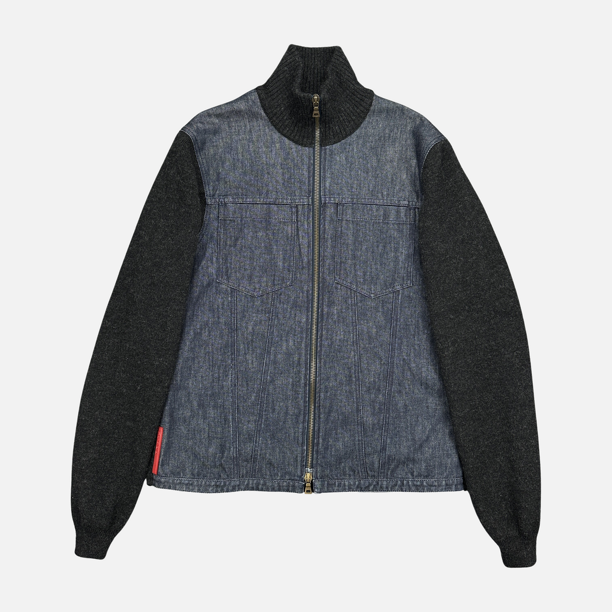 Prada Denim Zip Up (Str. M)