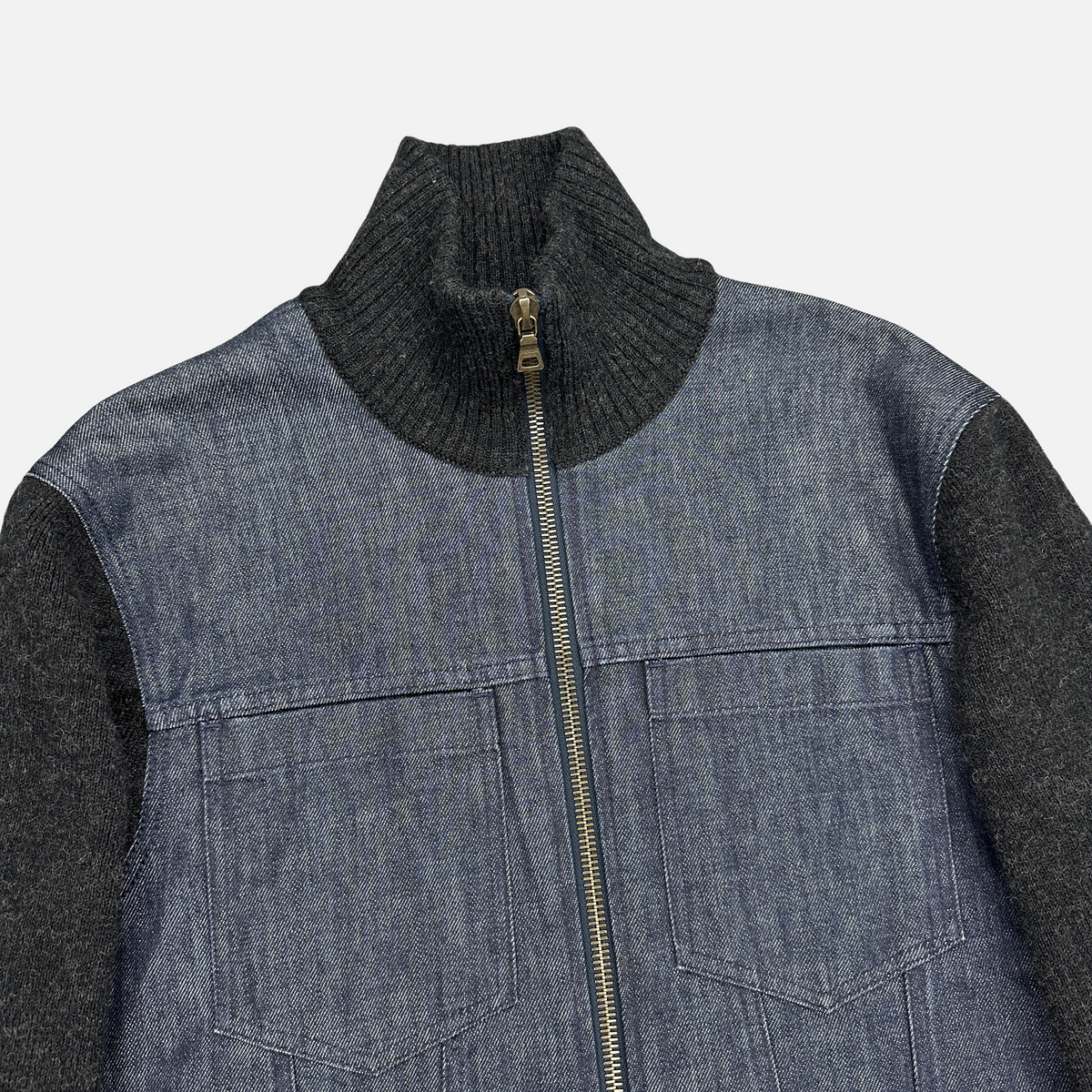Prada Denim Zip Up (Str. M)