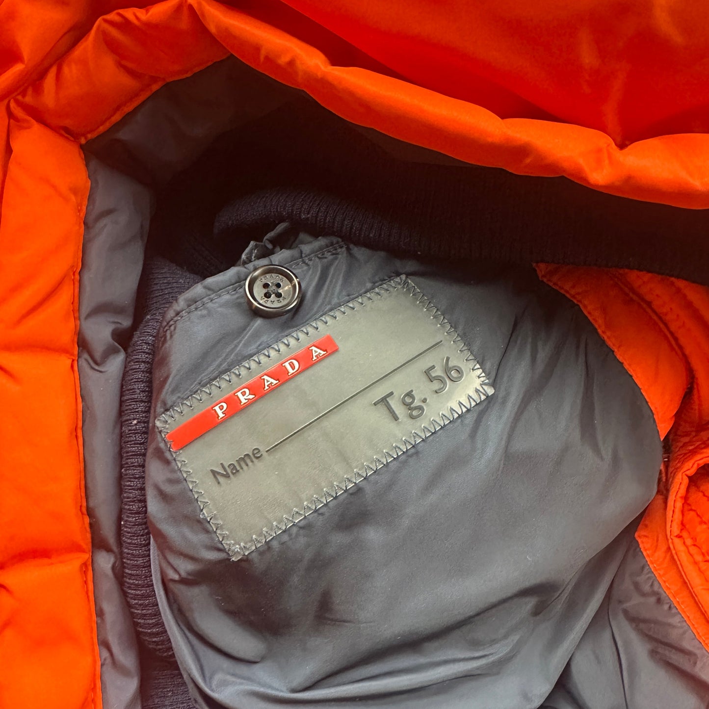 Prada Puffer Jakke (Str. XL)