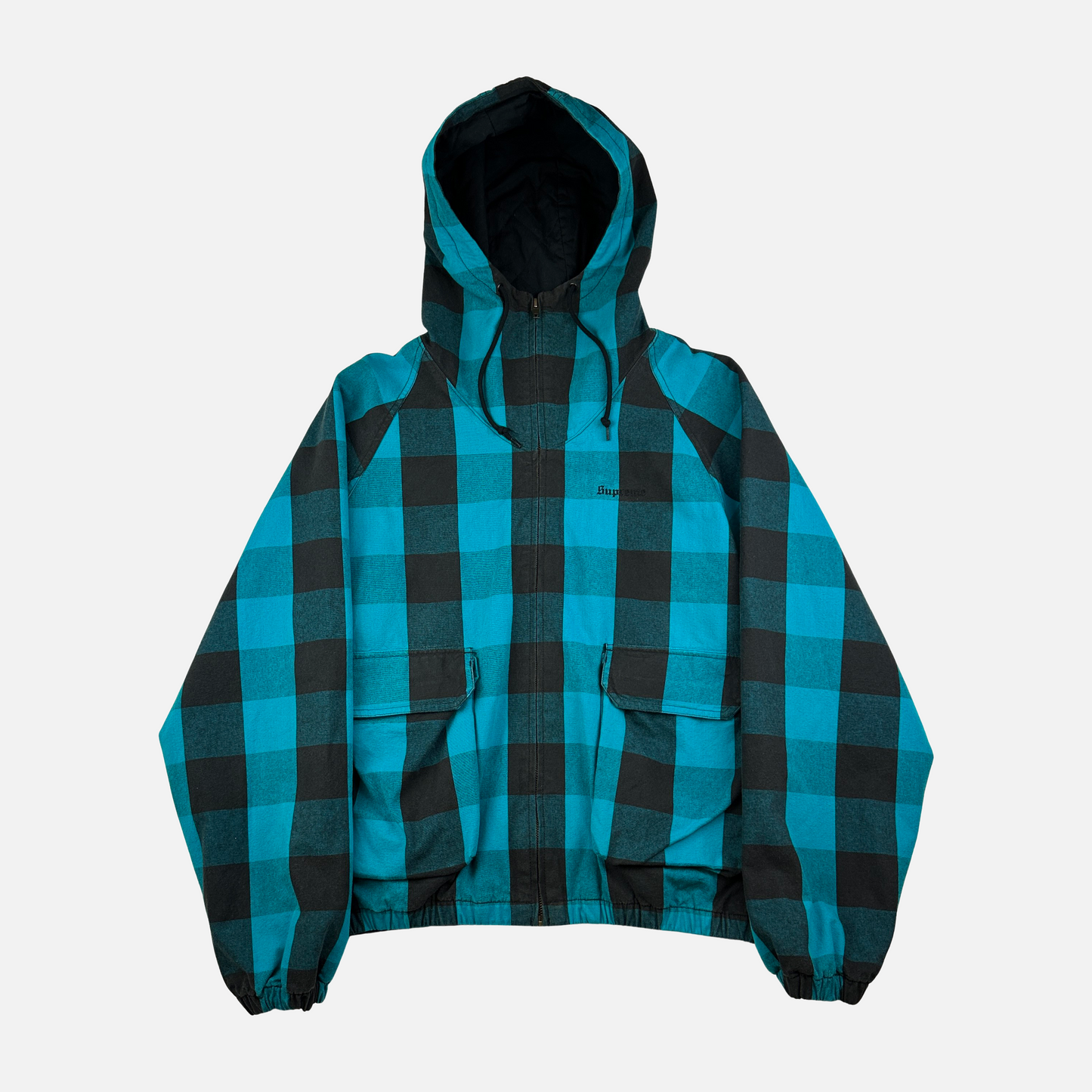 Supreme Cotton Hooded Jakke (Str. L)