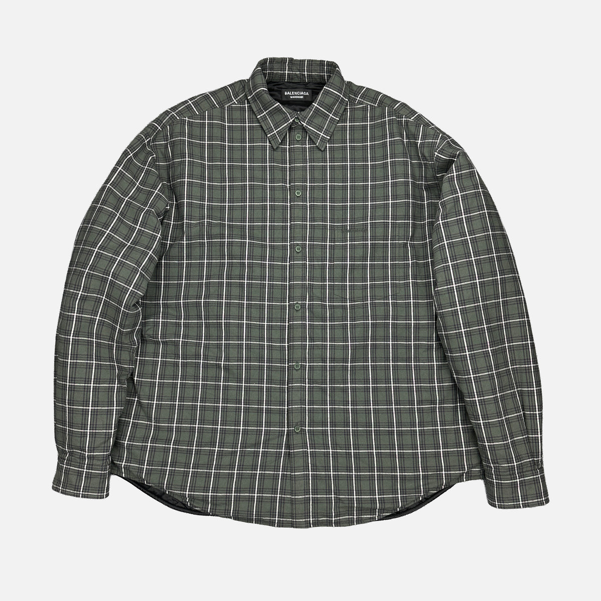 Balenciaga Plaid Jakke (Str. XL)