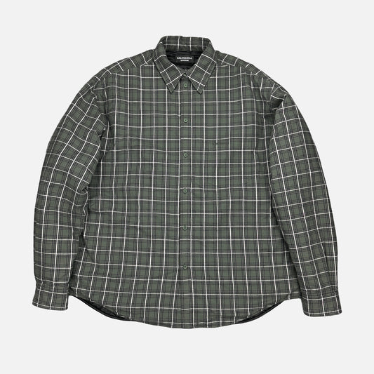 Balenciaga Plaid Jakke (Str. XL)