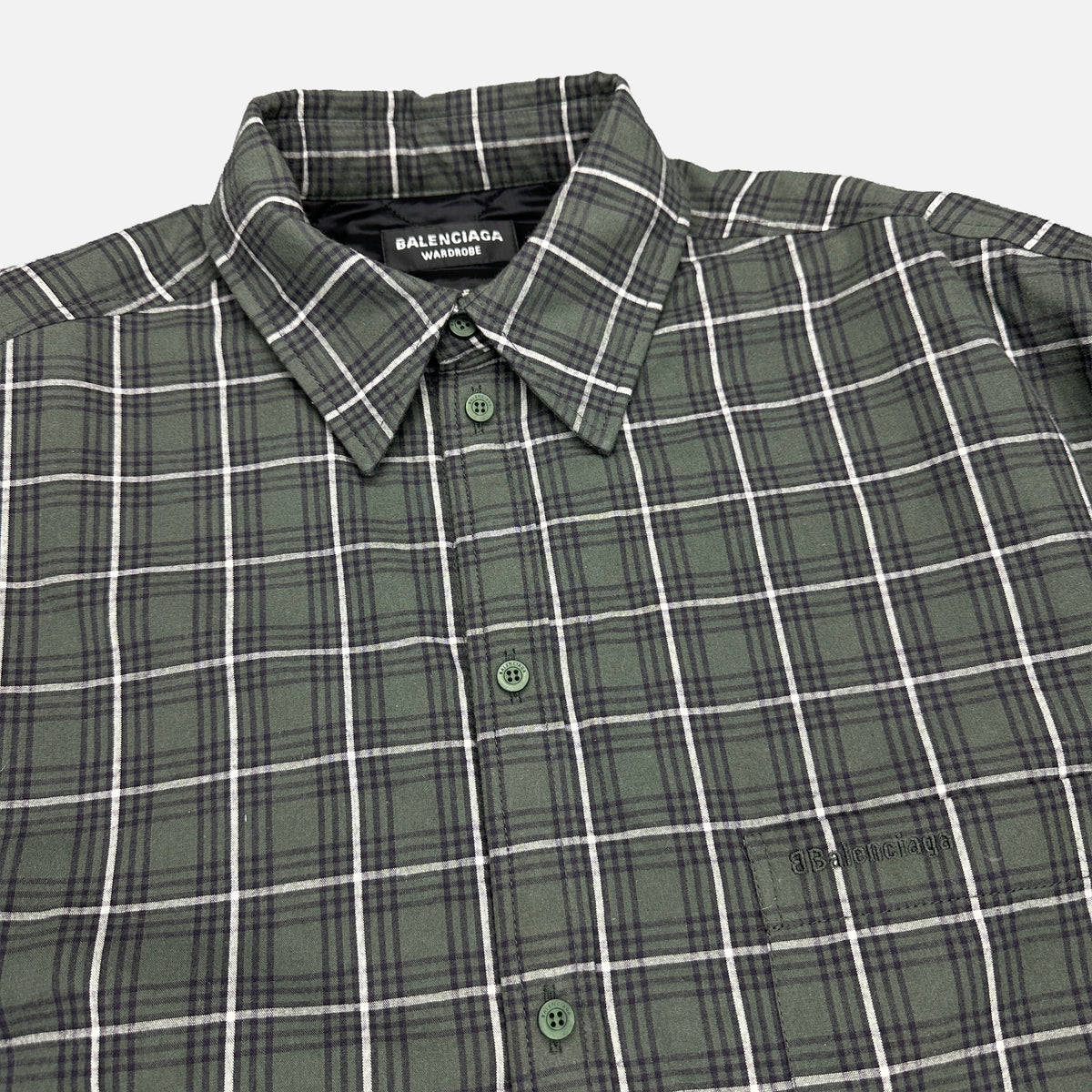 Balenciaga Plaid Jakke (Str. XL)