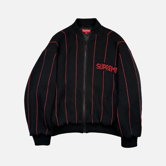 Supreme Pinstripe Varsity Jakke (Str. M)