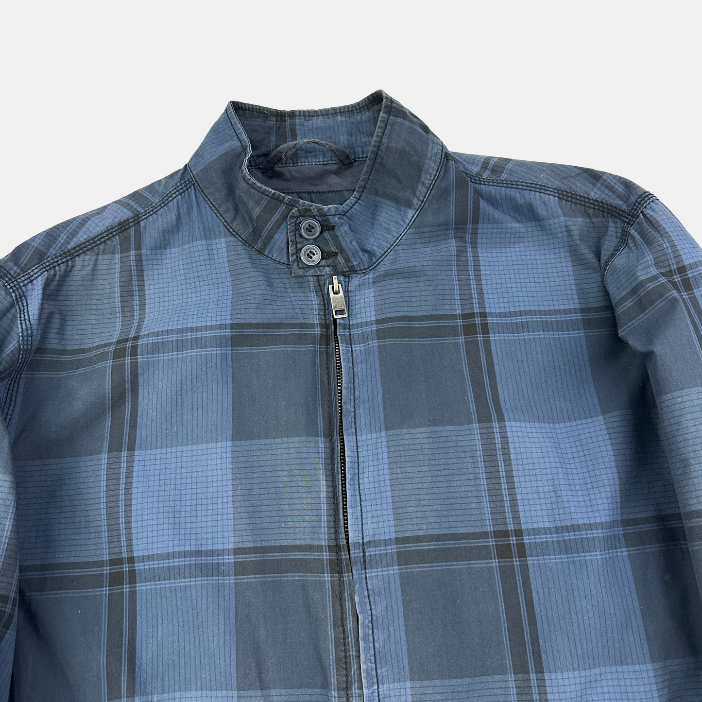 Checkered Harrington Jakke (Str. L)