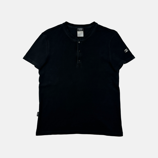 Chanel Uniform Henley T-shirt (Str. S)