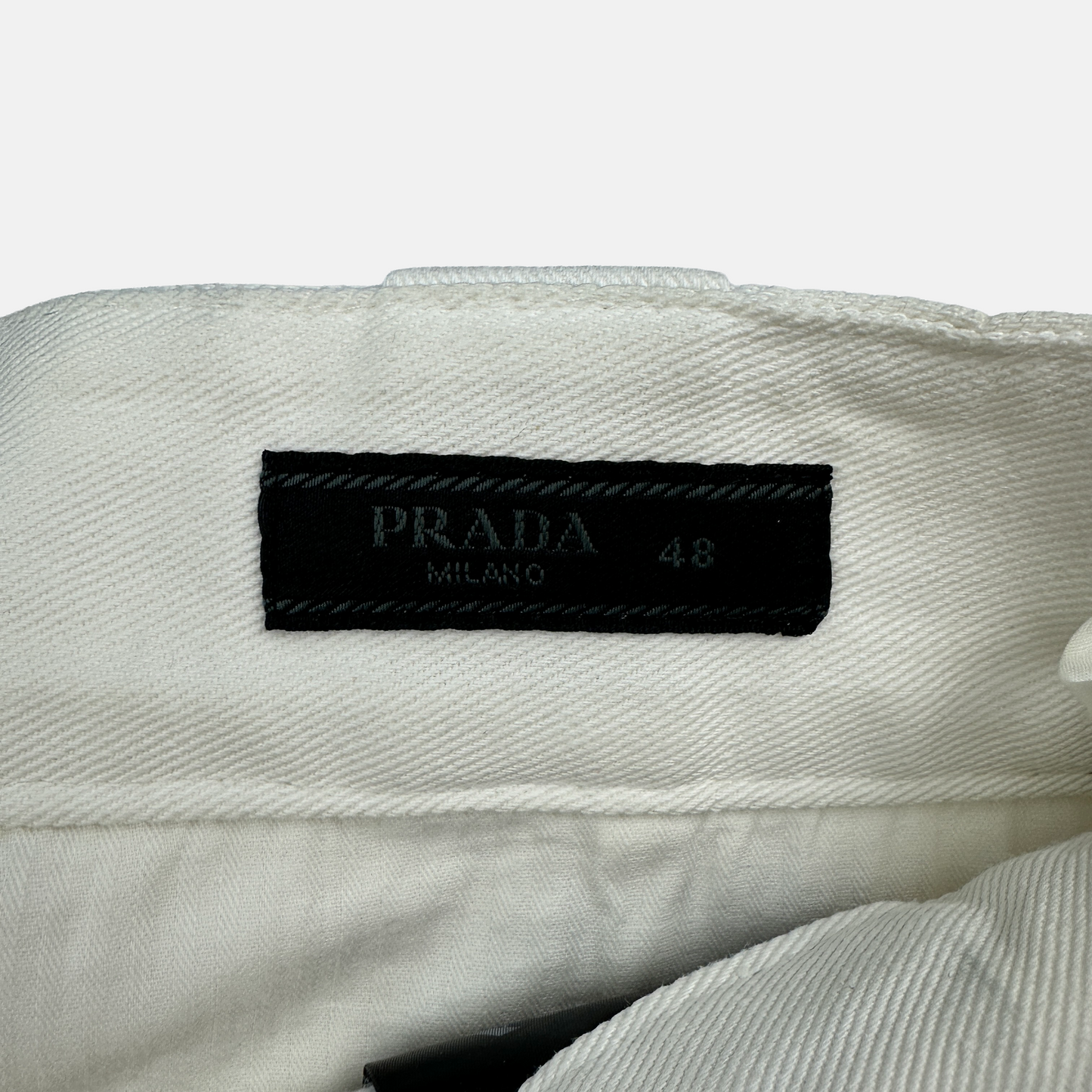 Prada Rubber Logo Shorts (Str. 34W)