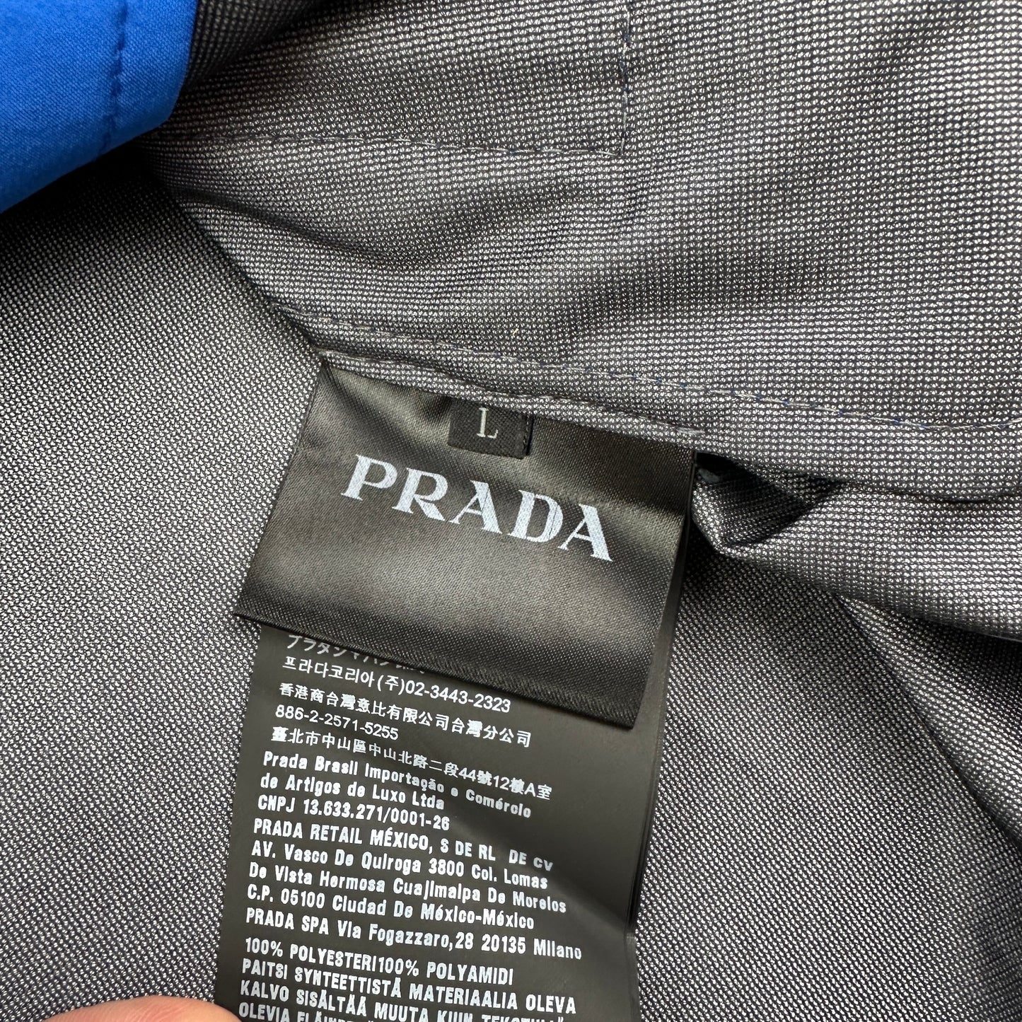Prada SS2017 Tech Shell Jakke (Str. L)