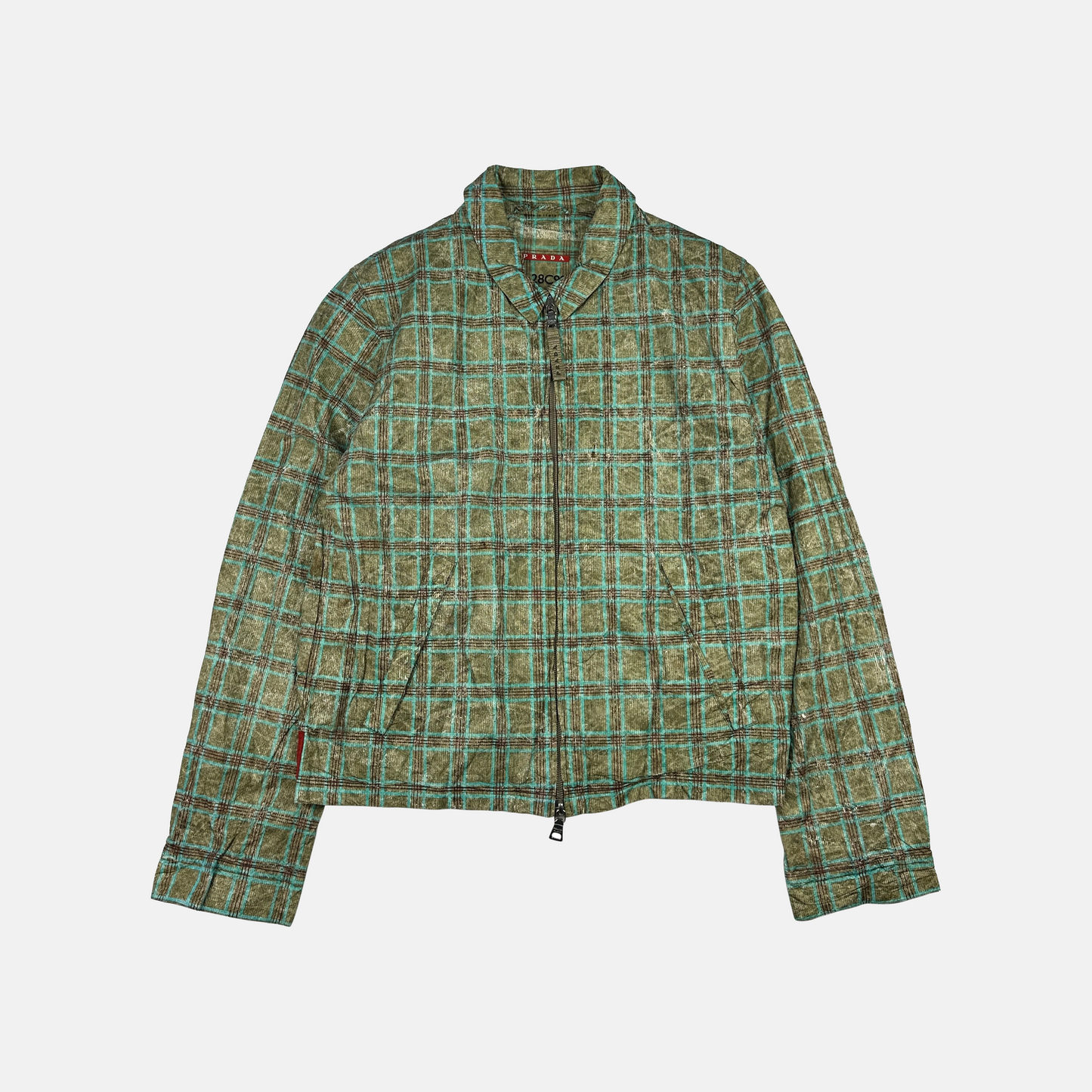 Prada Sport Plaid 2007 Jakke (Str. S)