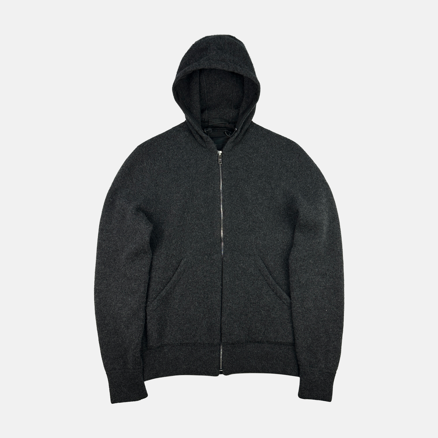 Prada Wool Zip Hoodie (Str. S)