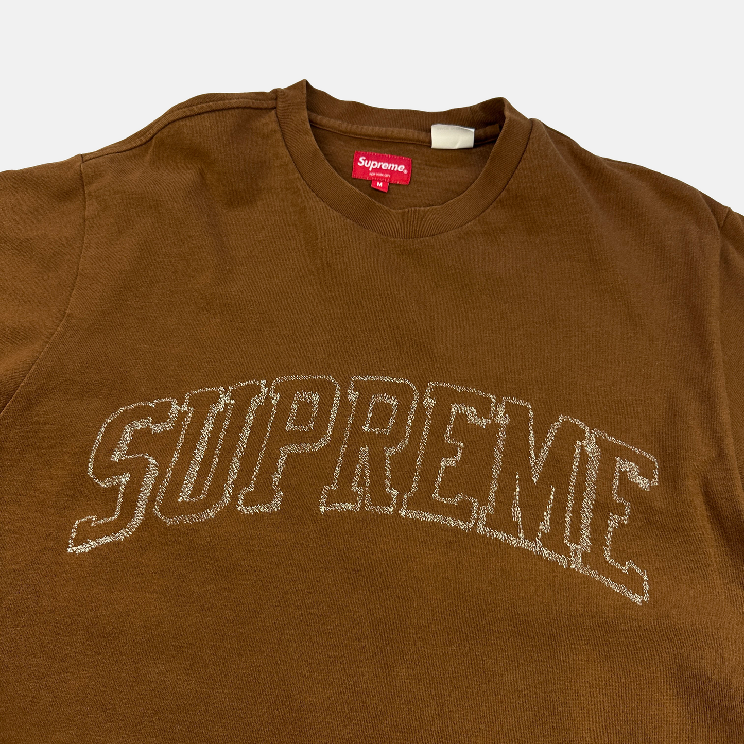 Supreme Sketch Embroidered Logo T-shirt (Str. M)