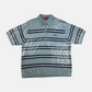 Supreme Sequin Stripe Zip Polo (Str. L)