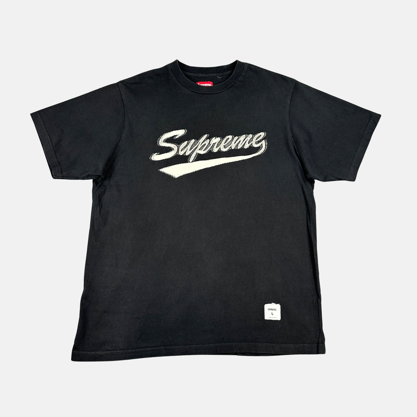 Supreme Intarsia Script T-shirt (Str. L)