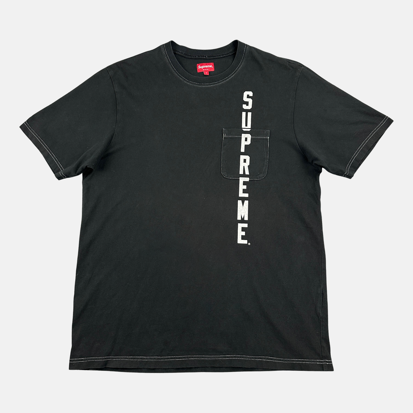 Supreme Contrast Stitch T-shirt (Str. L)