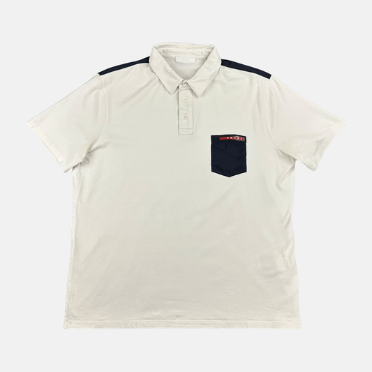 Prada Nylon Pocket Polo (Str. L)
