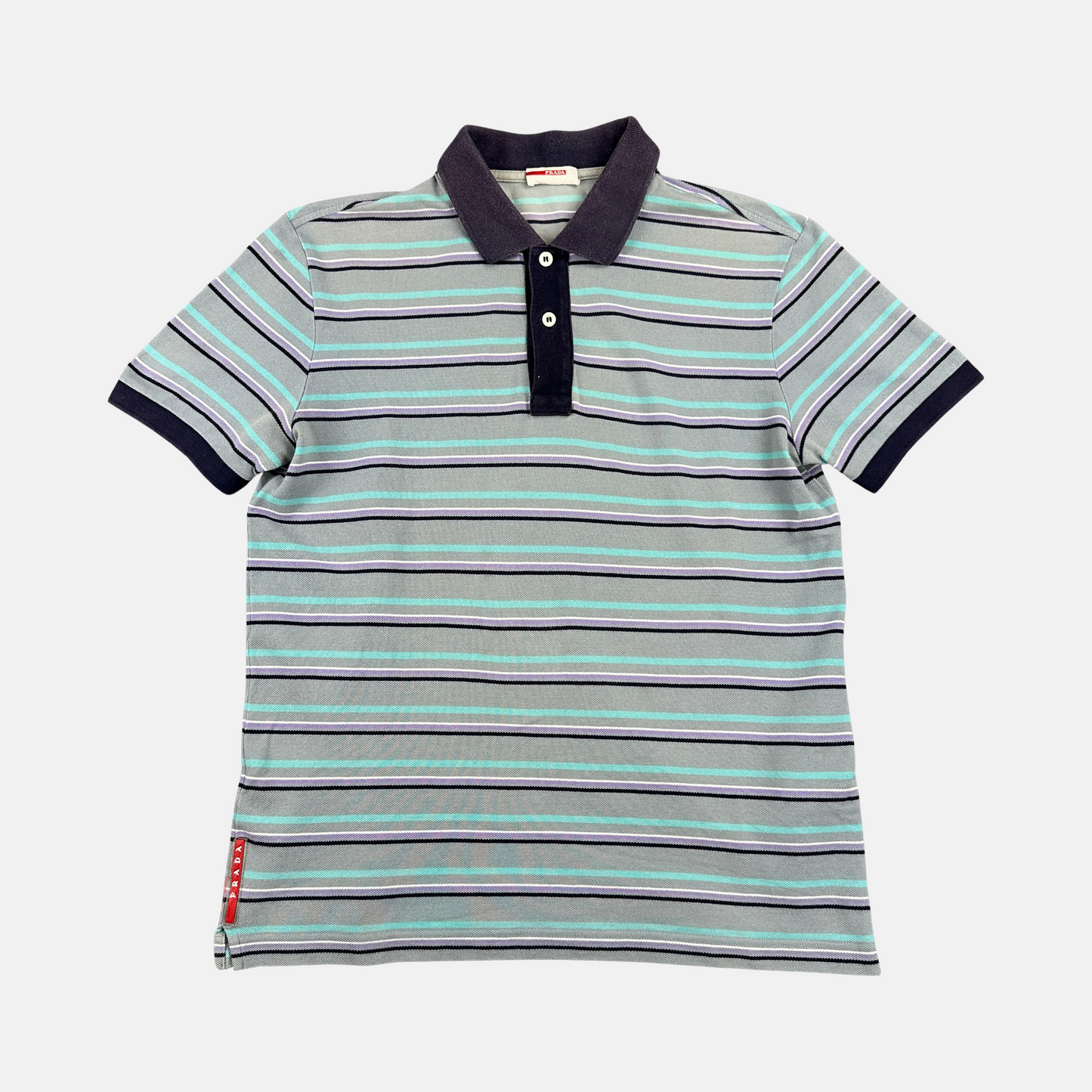 Prada Striped Polo (Str. S)