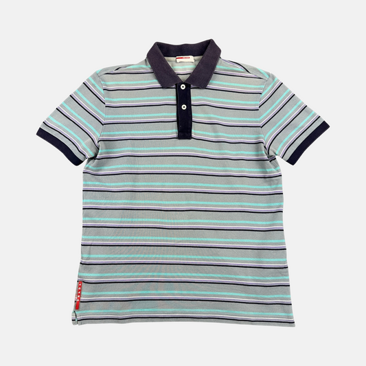 Prada Striped Polo (Str. S)