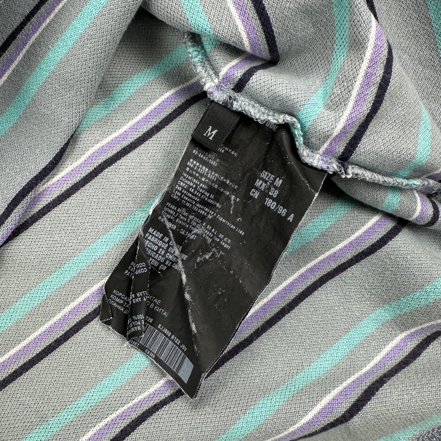Prada Striped Polo (Str. S)