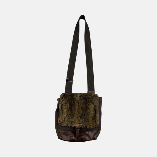 Prada 90's Fur Crossbody Taske (Str. OS)
