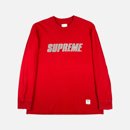Supreme Reflective Logo L/S (Str. L)