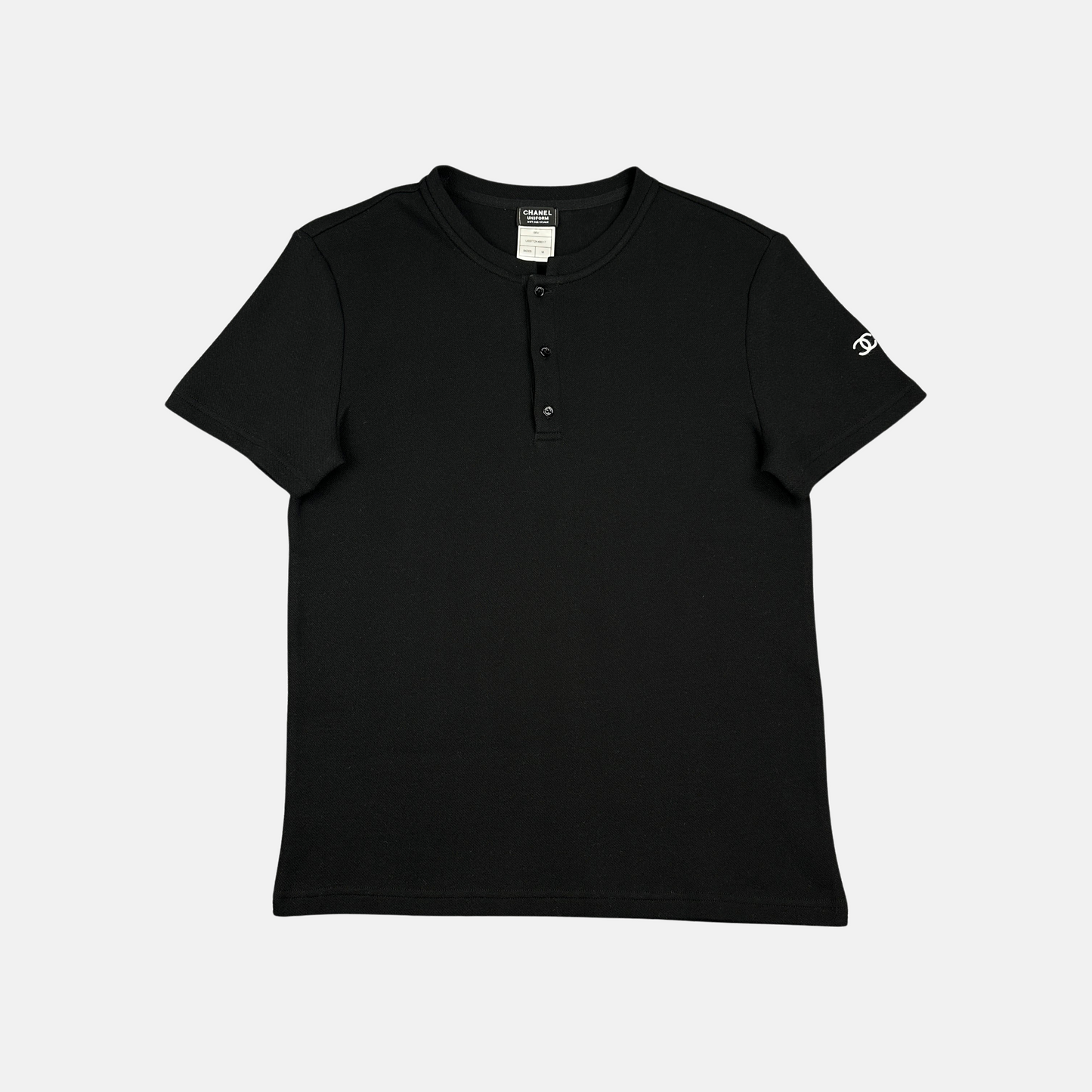 Chanel Uniform Henley T-shirt (Str. M)