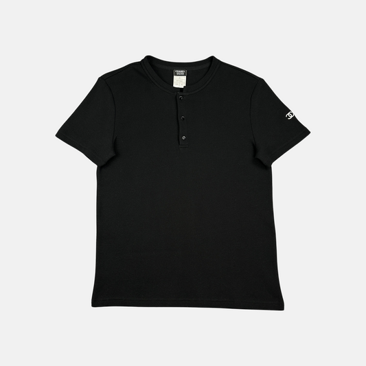 Chanel Uniform Henley T-shirt (Str. M)