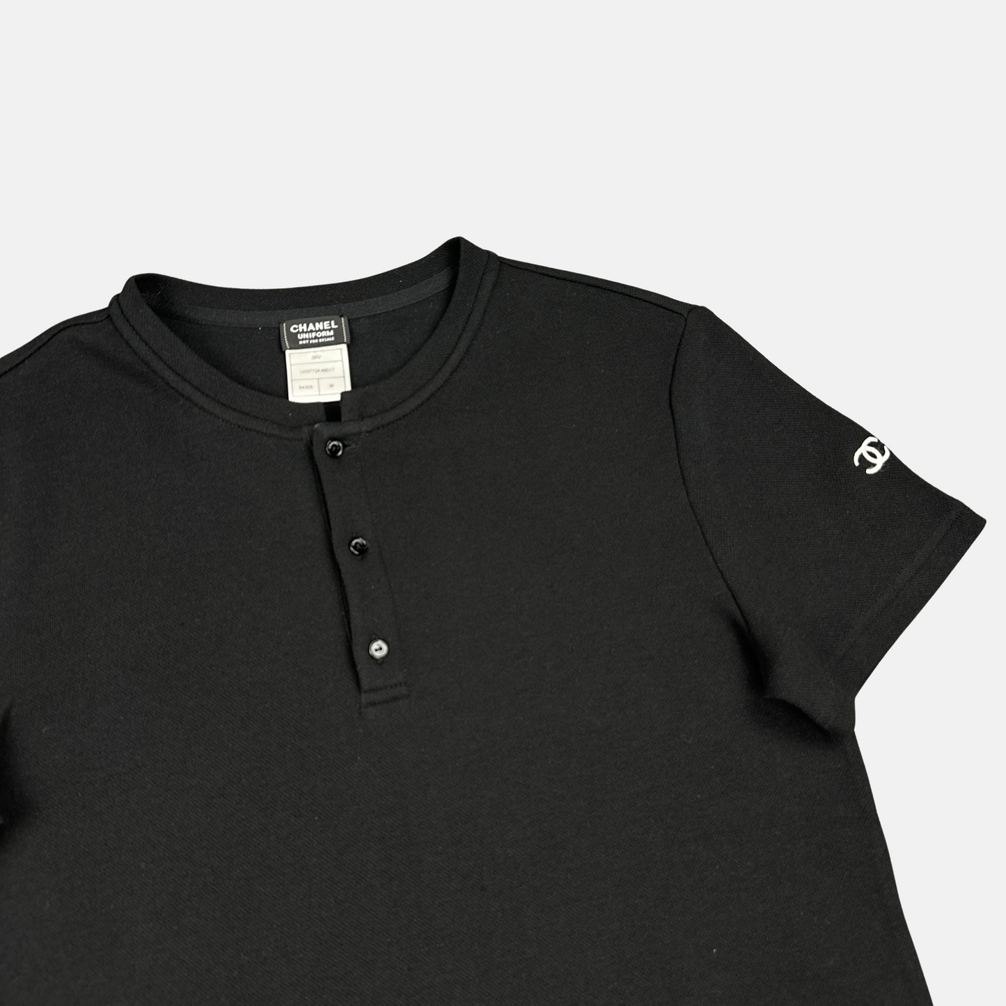 Chanel Uniform Henley T-shirt (Str. M)