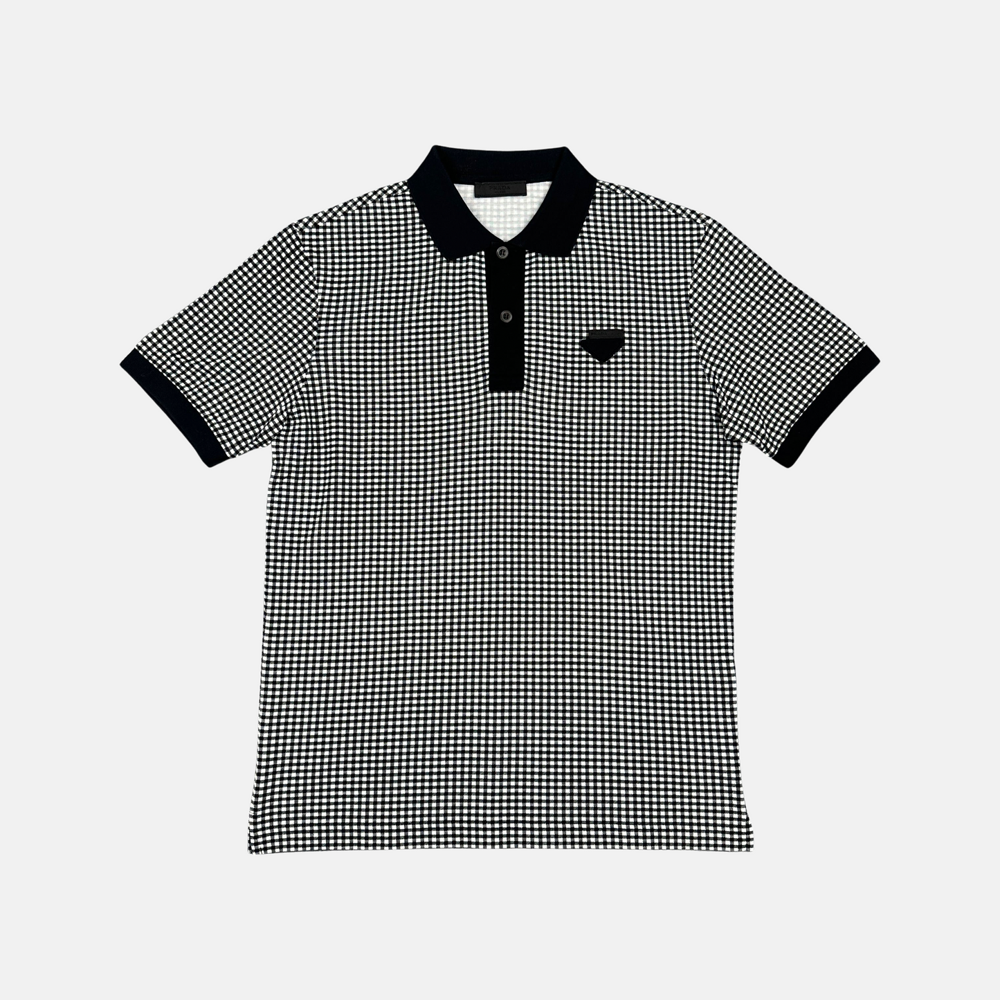 Prada Checkered Polo (Str. S)