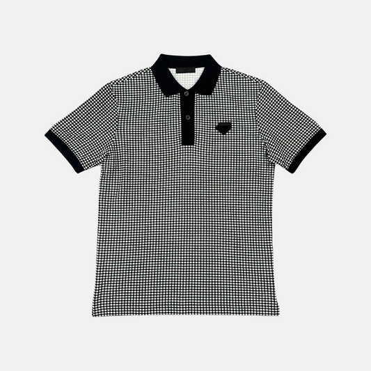 Prada Checkered Polo (Str. S)