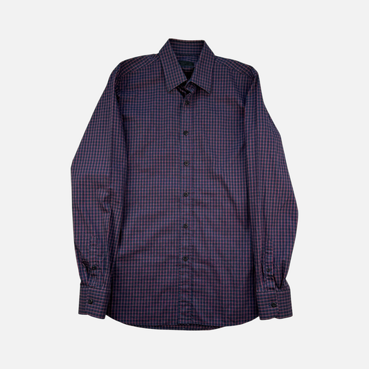 Prada Checkered Skjorte (Str. M)
