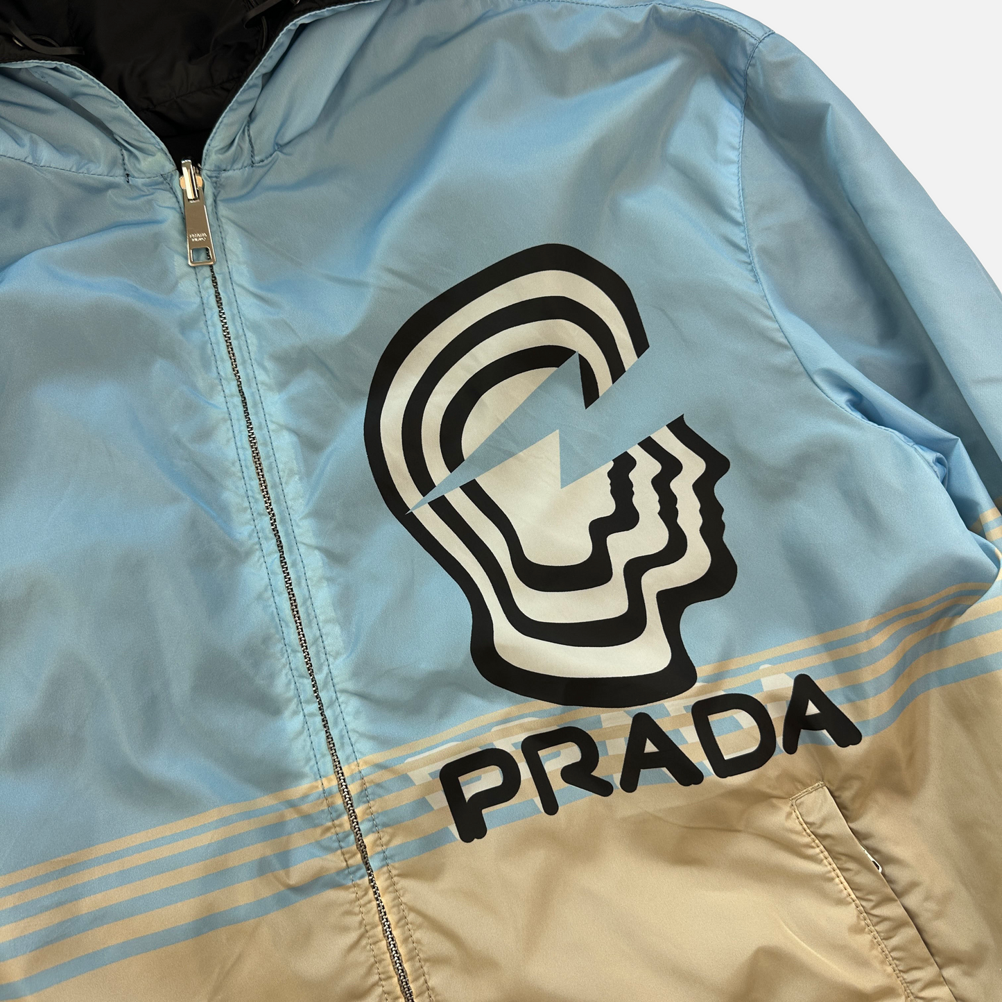 Prada Nylon Reversible Windbreaker (Str. L)