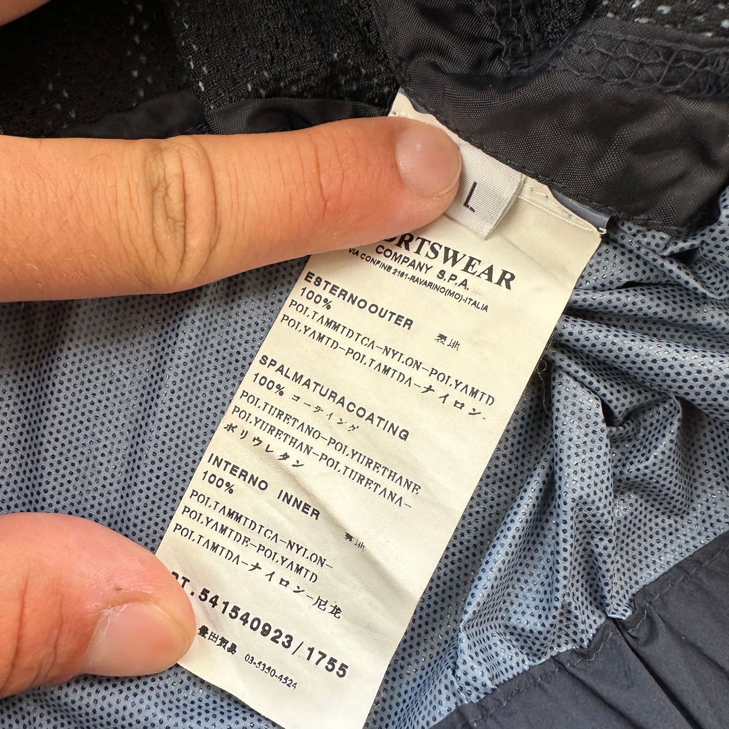 Stone Island 2011 Membrana TC Jakke (Str. M)