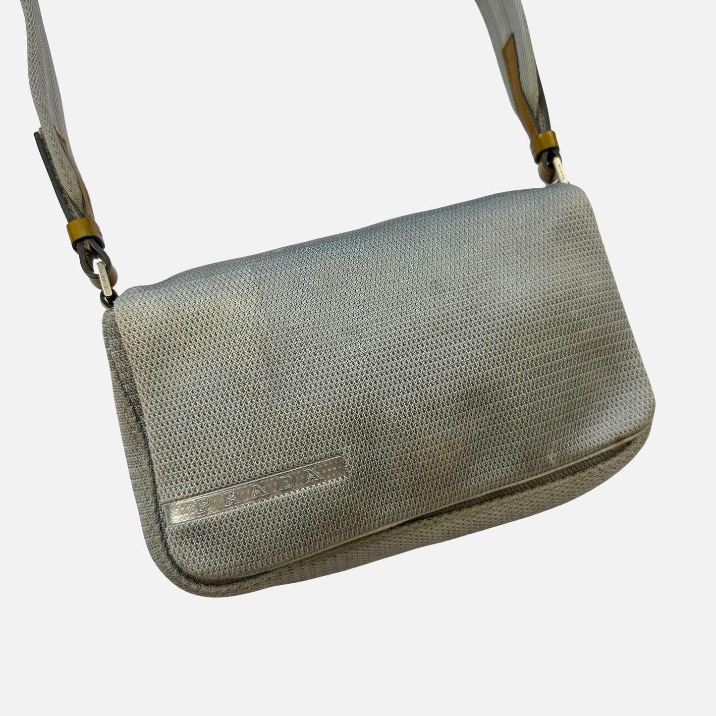 Prada 00's Mesh Skuldertaske (Str. OS)