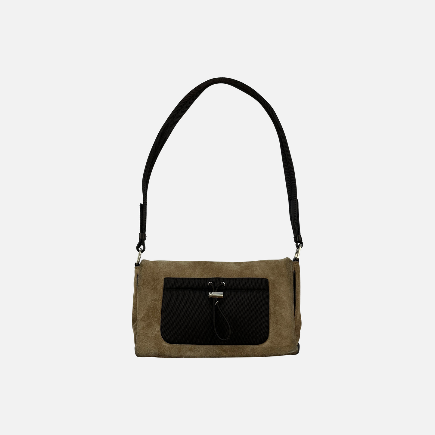 Prada 90's Suede Skuldertaske (Str. OS)