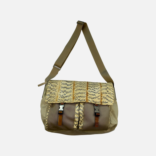 Prada 90's Python Crossbody Taske (Str. OS)