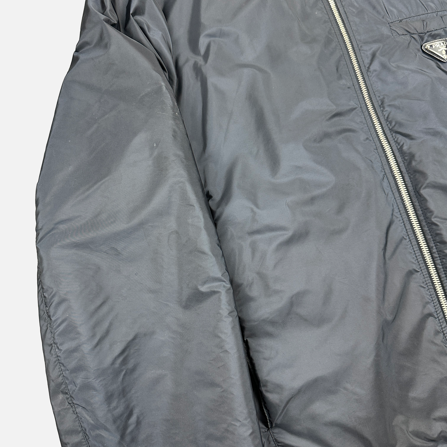 Prada Reversible Læderjakke (Str. S)