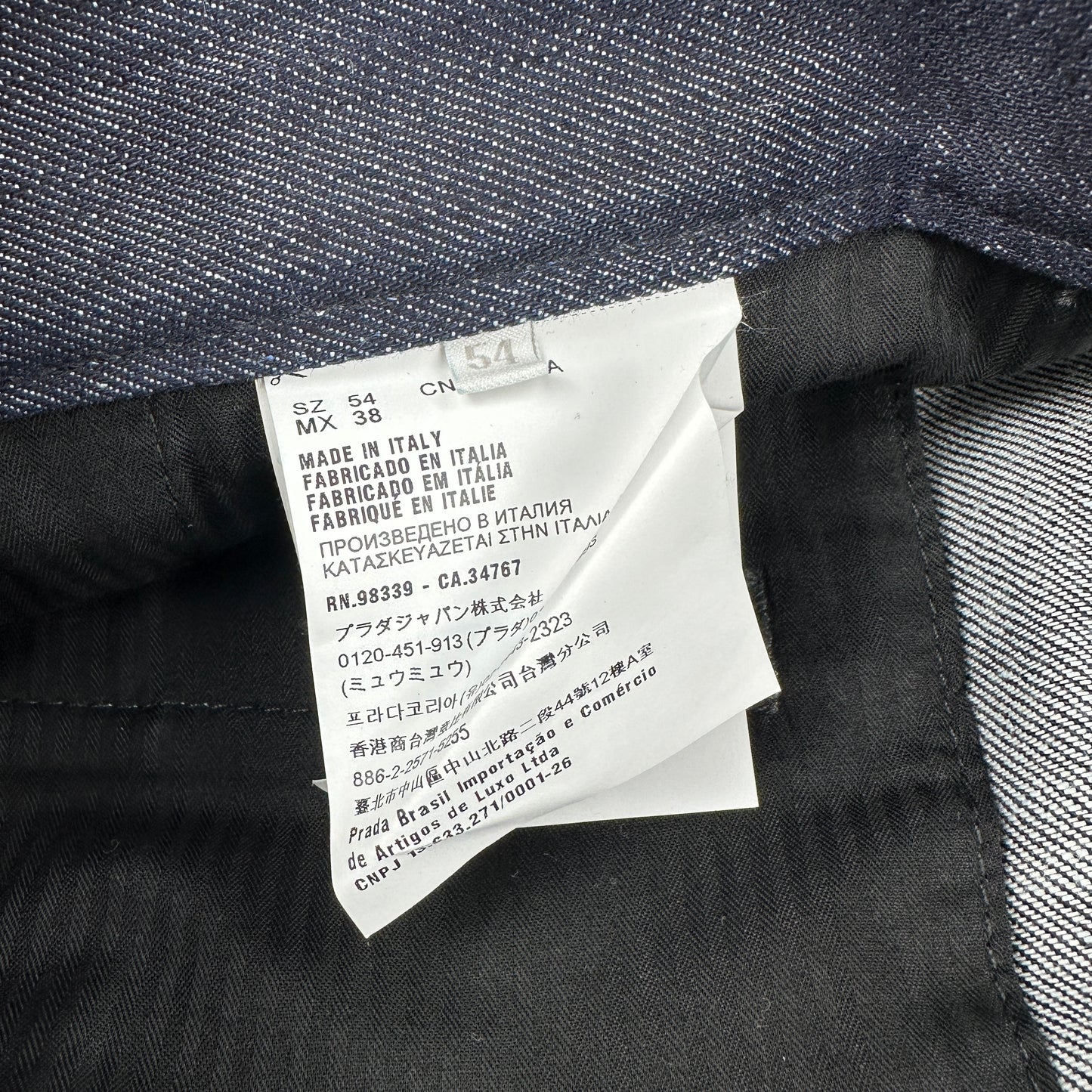 Prada Denim Shorts (Str. 34W)