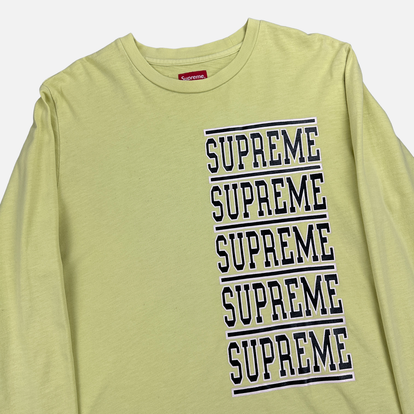 Supreme Stacked Logo L/S (Str. L)