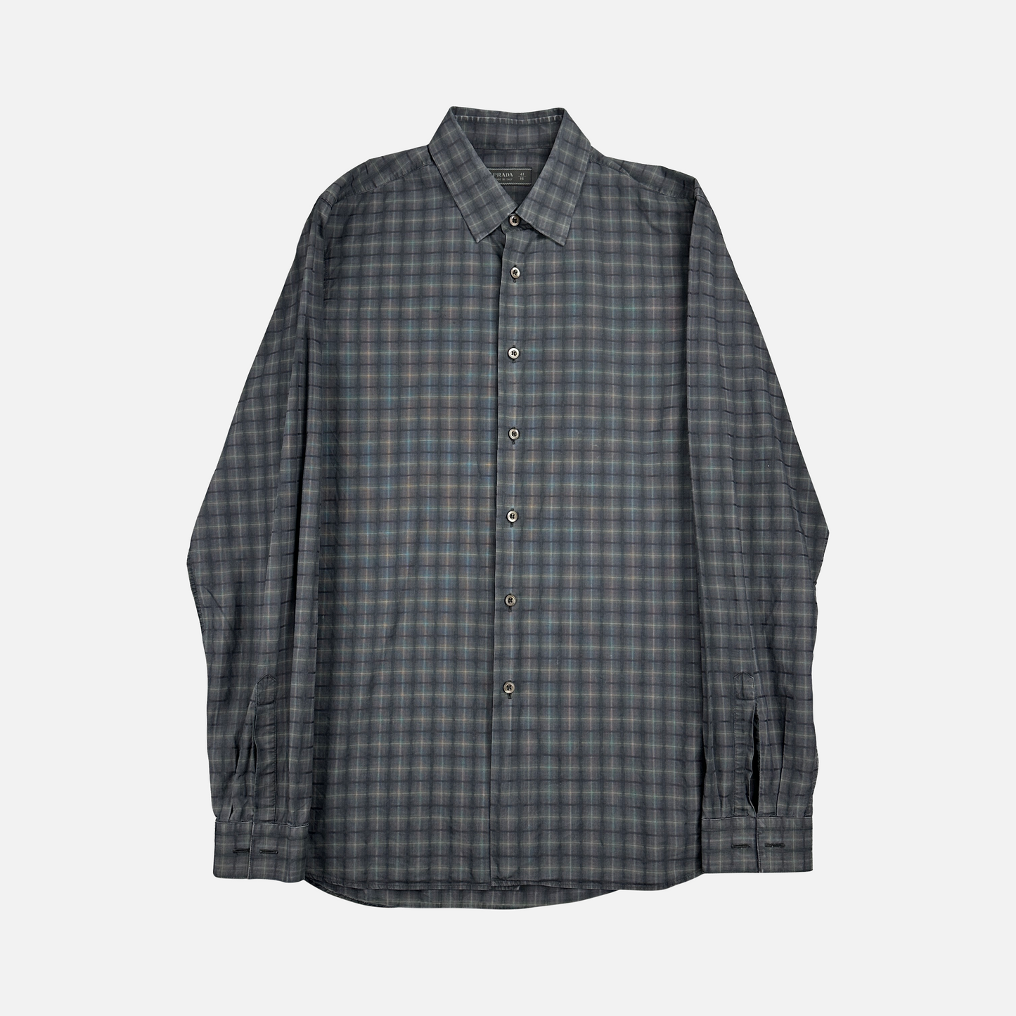 Prada Checkered Skjorte (Str. M)