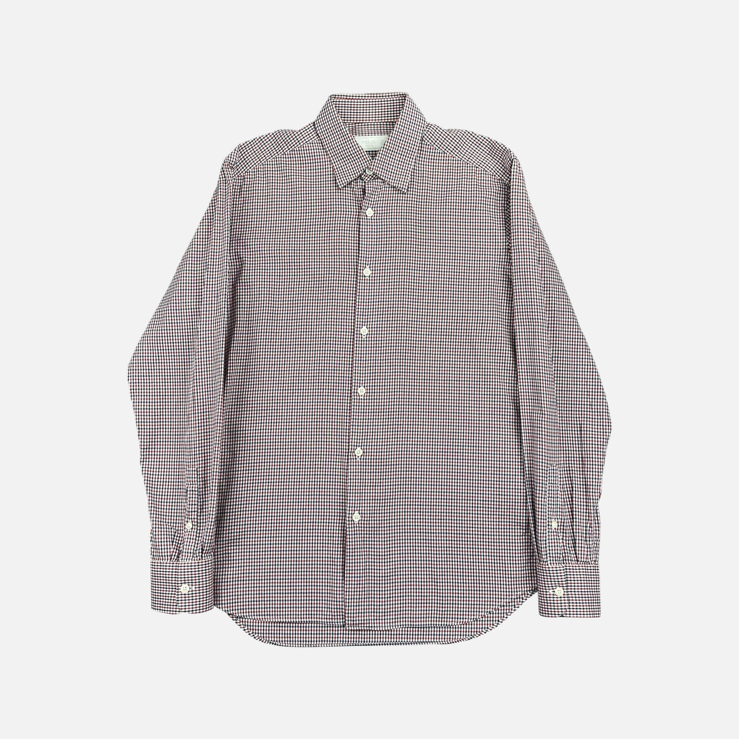 Prada Checkered Skjorte (Str. M)