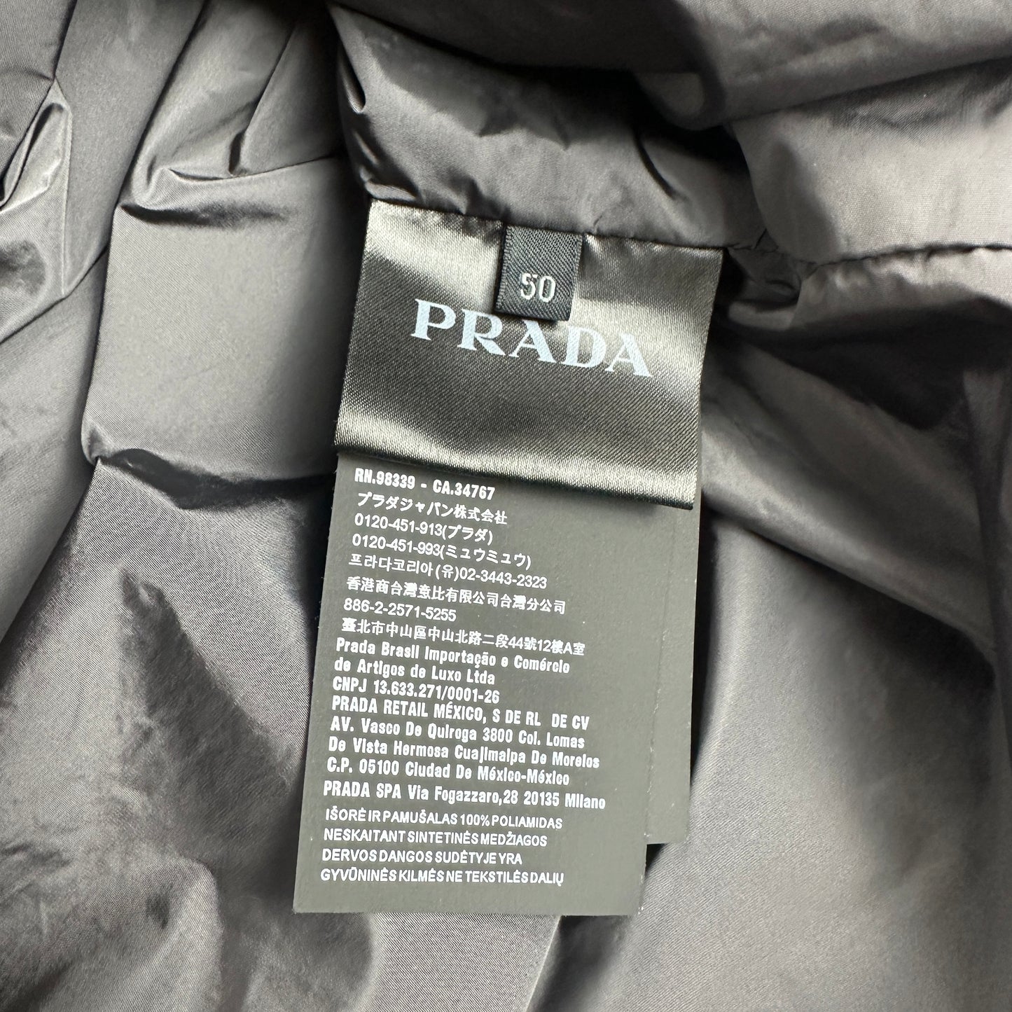 Prada Nylon Windbreaker (Str. M)