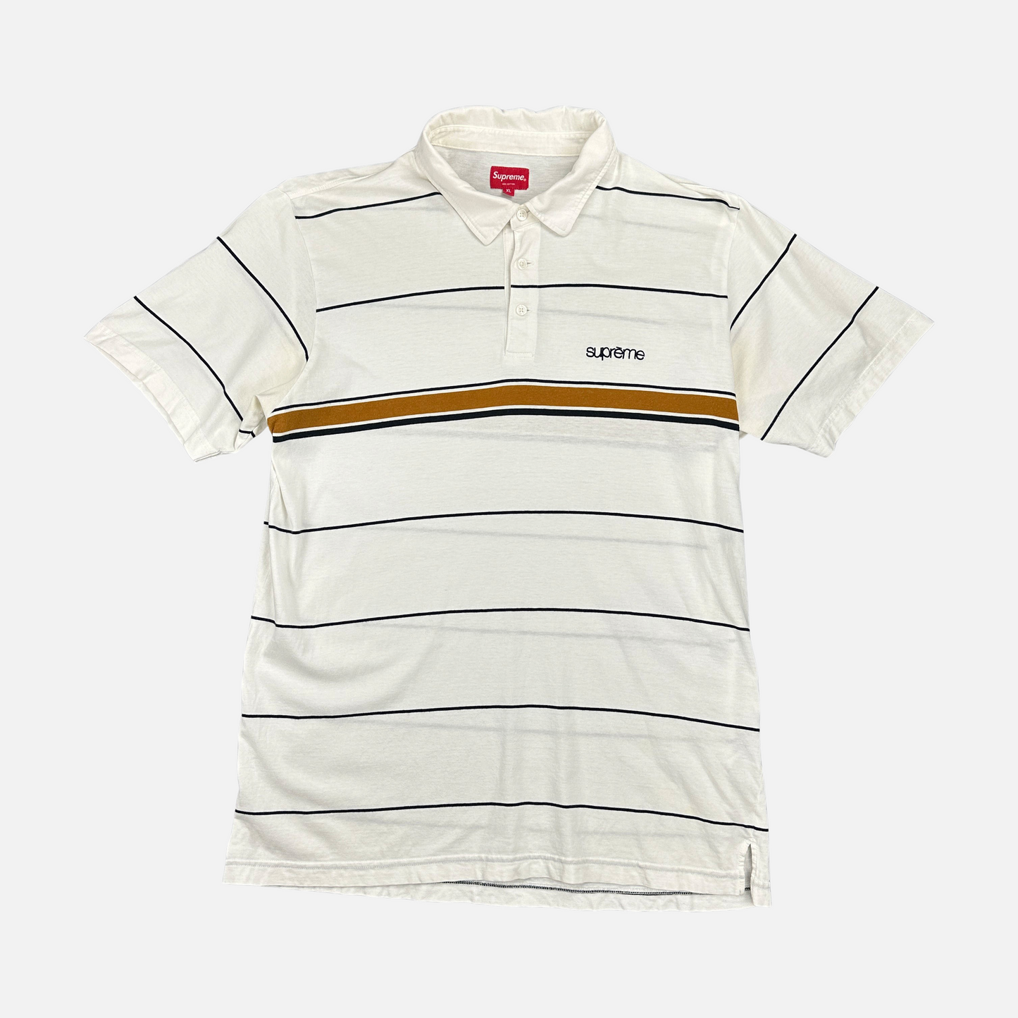 Supreme Striped Polo (Str. XL)