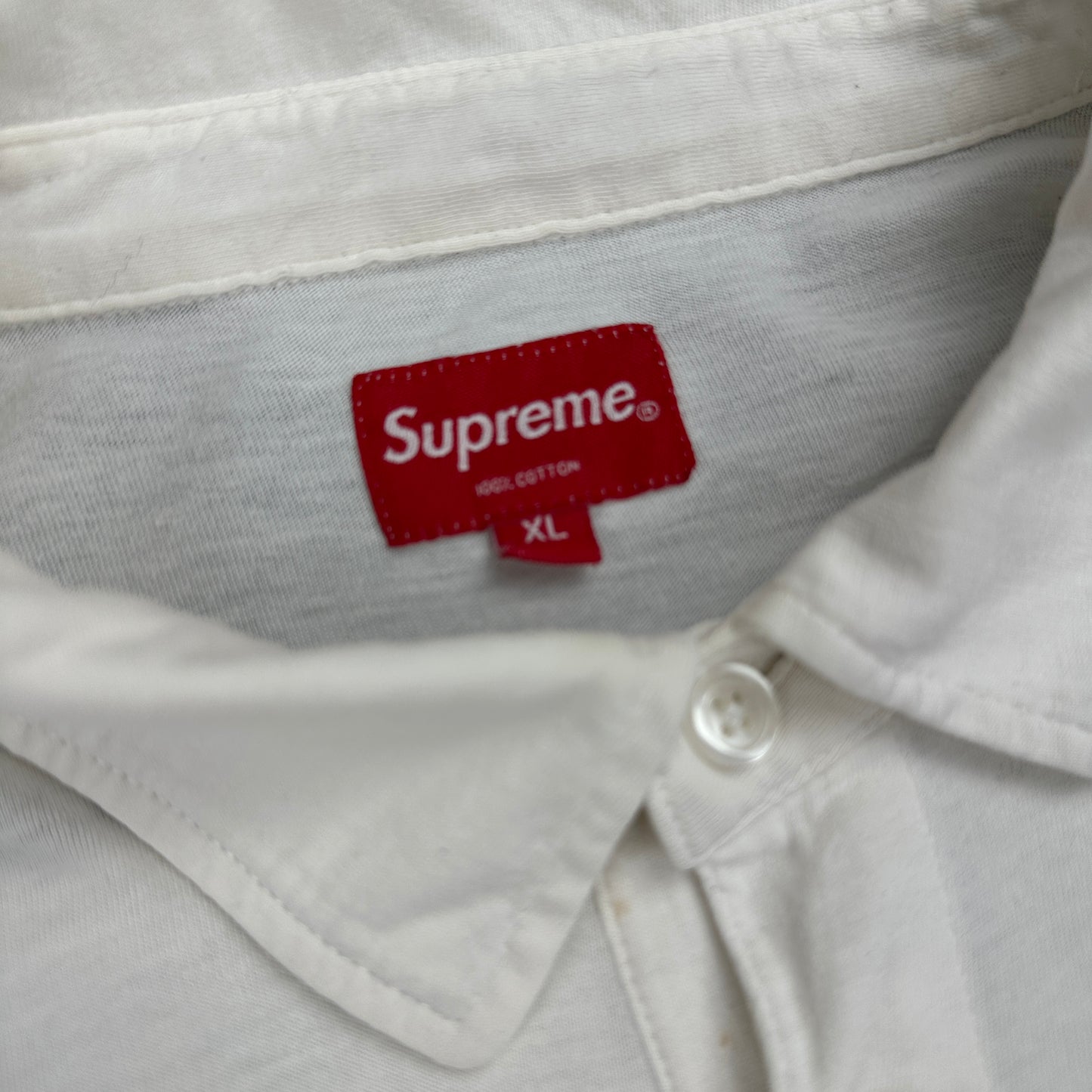 Supreme Striped Polo (Str. XL)