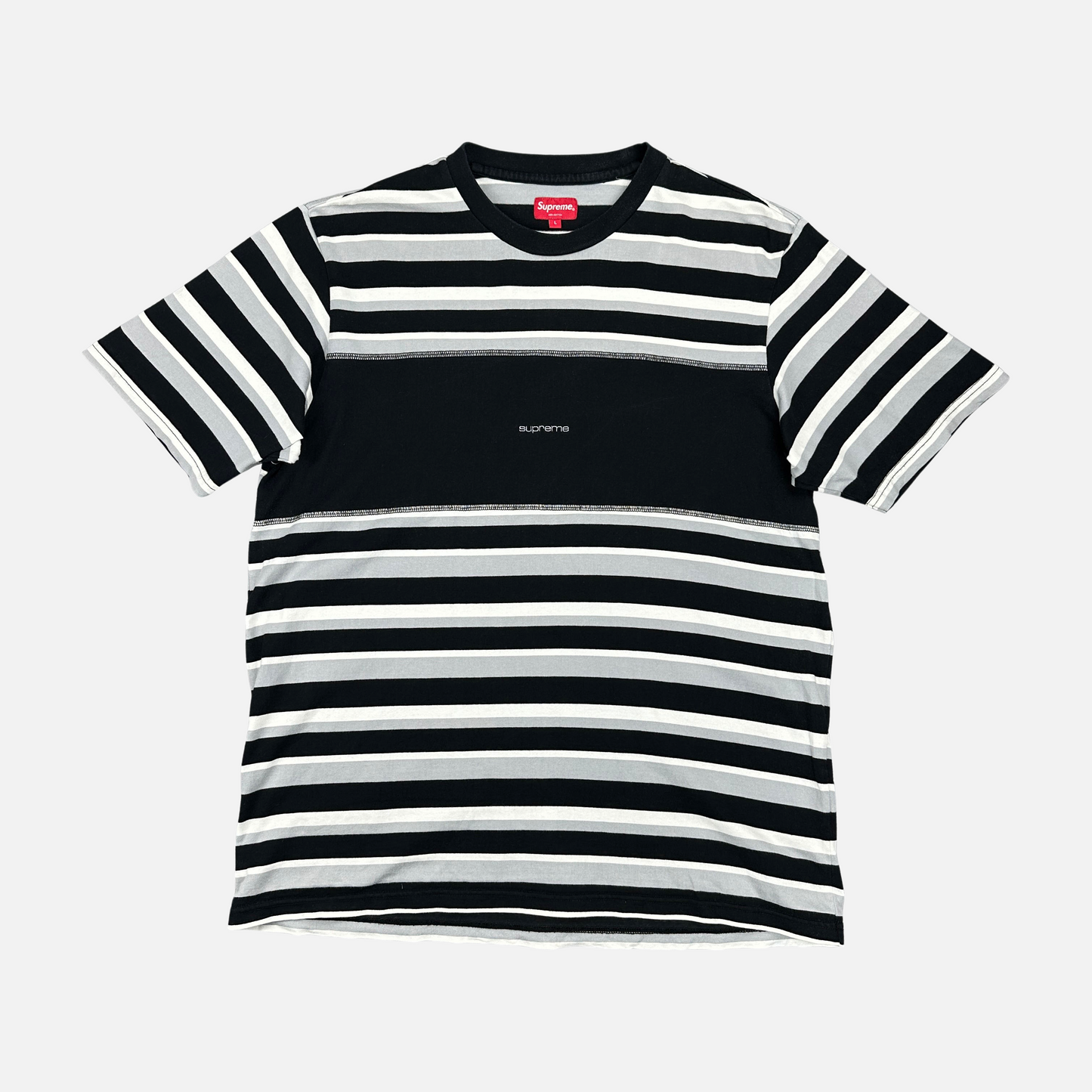 Supreme Blocked Stripe T-shirt (Str. L)