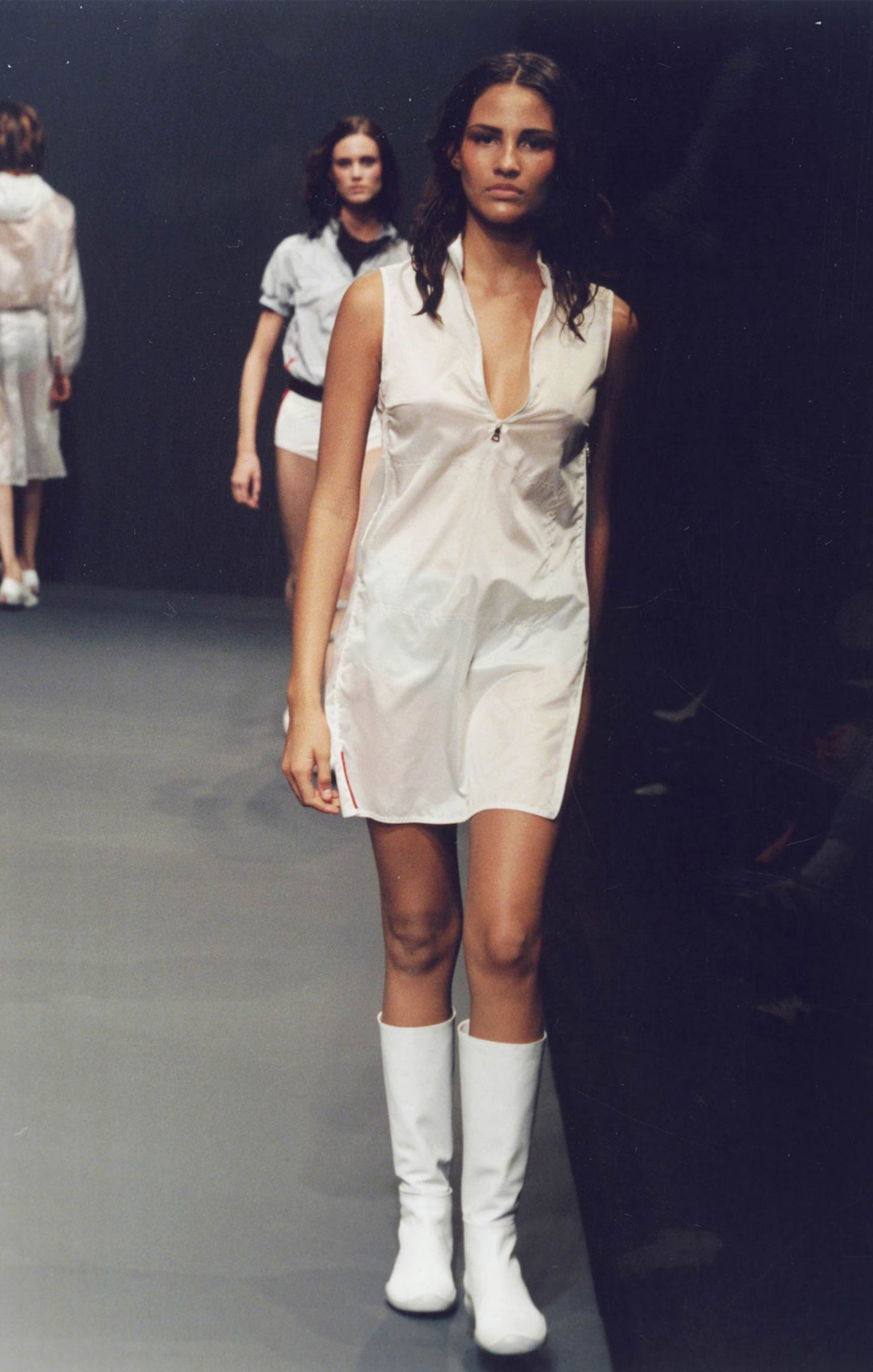 Prada SS1999 Nylon Kjole (Str. M)